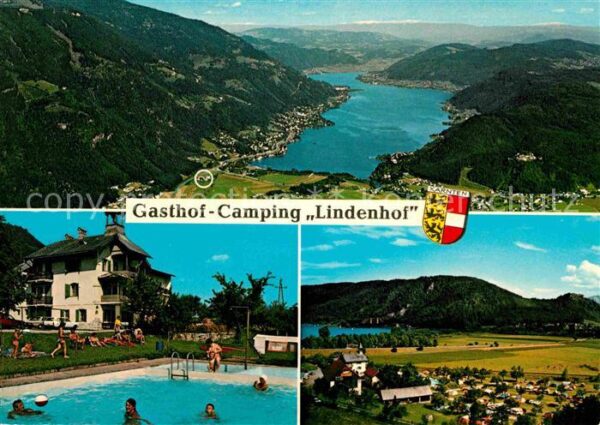 Annenheim Ossiacher See Gasthof Camping Lindenhof Swimming Pool
