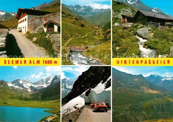 Timmelsjoch Seewer Alm Hinterpasseier Bergsee Gebir