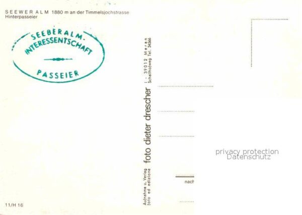 Timmelsjoch Seewer Alm Hinterpasseier Bergsee Gebir – Bild 2