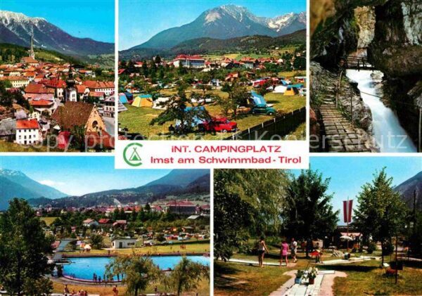 Imst Tirol Campingplatz Oberinntal Wasserfall Alpe
