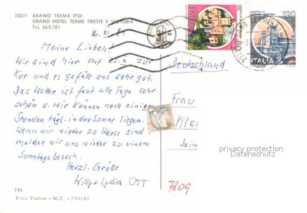 Abano Terme Grand Hotel Terme Trieste e Victoria Fo – Bild 2