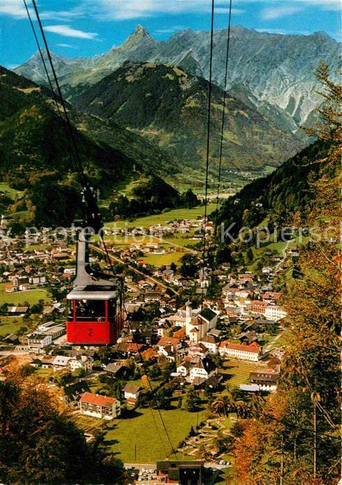 Schruns Vorarlberg Sommerkurort mit Hochjochseilbahn und Z