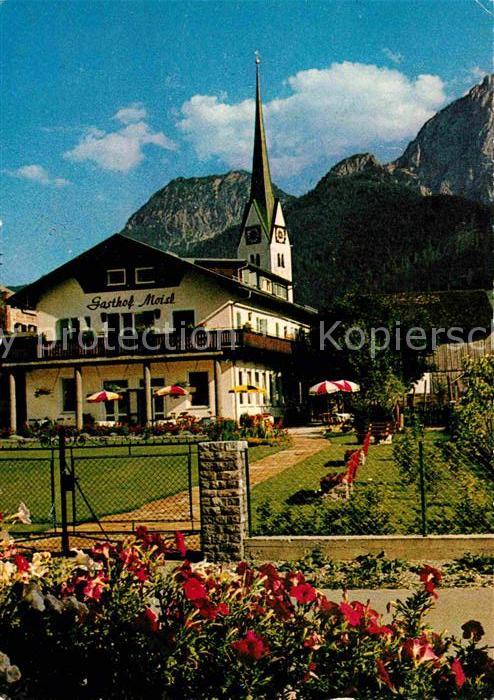 Abtenau Gasthof Moisl Kirche Alpenblick