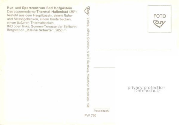 Bad Hofgastein Kur und Sportzentrum Thermal Hallenbad – Bild 2
