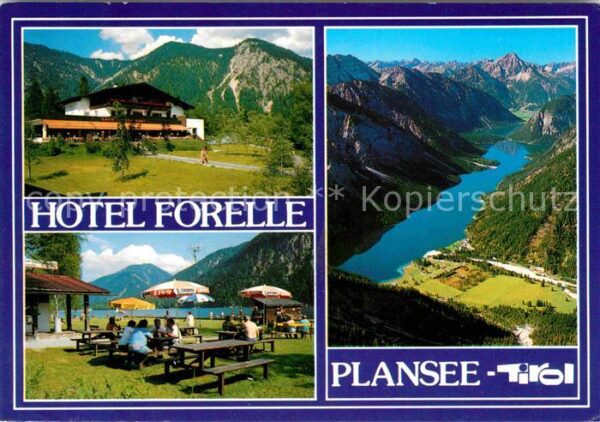 Reutte Tirol Hotel Forelle Plansee Alpenpanorama Fli