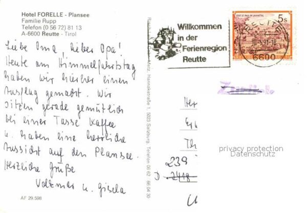 Reutte Tirol Hotel Forelle Plansee Alpenpanorama Fli – Bild 2