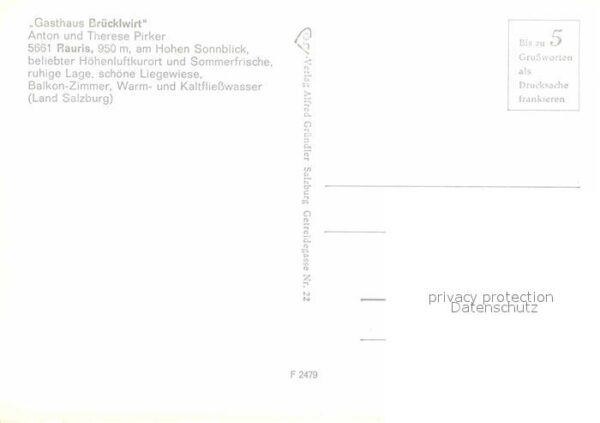 Rauris Gasthaus Brücklwirt am Hohen Sonnblick – Bild 2