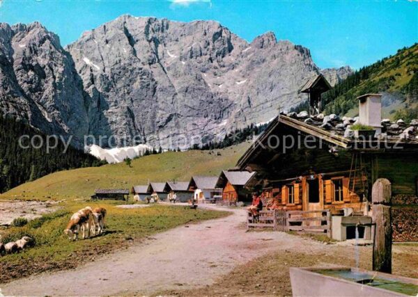 Eng Alm Almen Karwendelgebirge