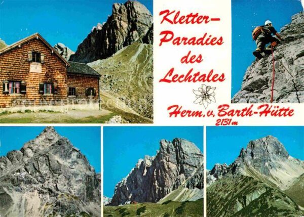 Elbigenalp Hermann von Barth Hütte Kletterparadies