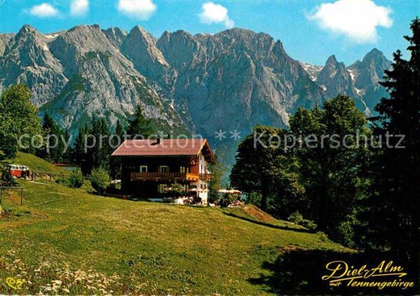 Werfen Salzburg Dielalm mit Tennengebirge
