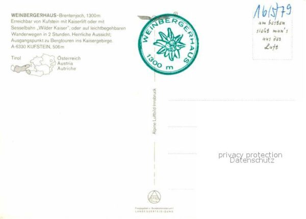 Kufstein Tirol Weinberghaus Brentenjoch Kaisergebirge – Bild 2