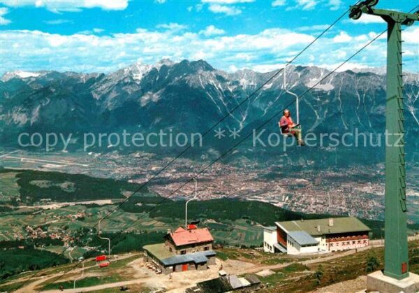 Patscherkofel Gipfellift Schutzhaus Hotel Blick auf I