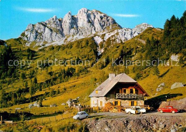 Egg Hermagor Watschiger Alm am Nassfeldpass gegen Ga
