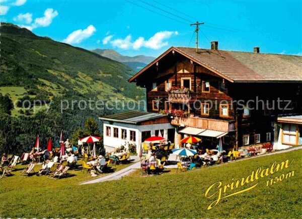 Zell Ziller Tirol Gasthof Grindalm Enzian Sepp Berggastst