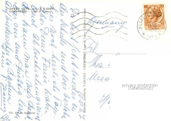 Cernobbio Lago di Como Grand Hotel Villa d_Este Comersee Segel – Bild 2