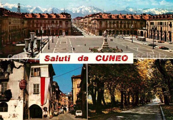 Cuneo Piazza Galimberti Monumento Via Mondovi