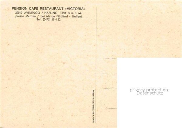 Avelengo Pension Cafe Restaurant Victoria Alpen – Bild 2