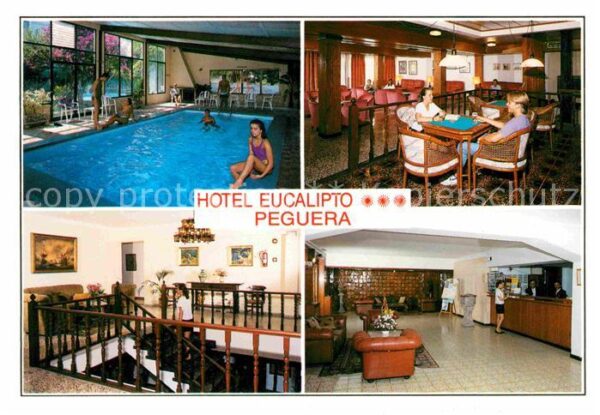 Peguera Mallorca Islas Baleares Hotel Eucalipto Restaurant Foyer Swimmi