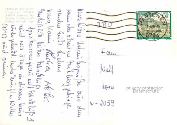 Partenen Vorarlberg Pension Piz Buin – Bild 2
