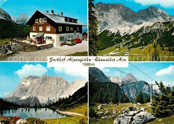 Ehrwald Tirol Gasthof Alpenglühn Ehrwalder Alm Seeben