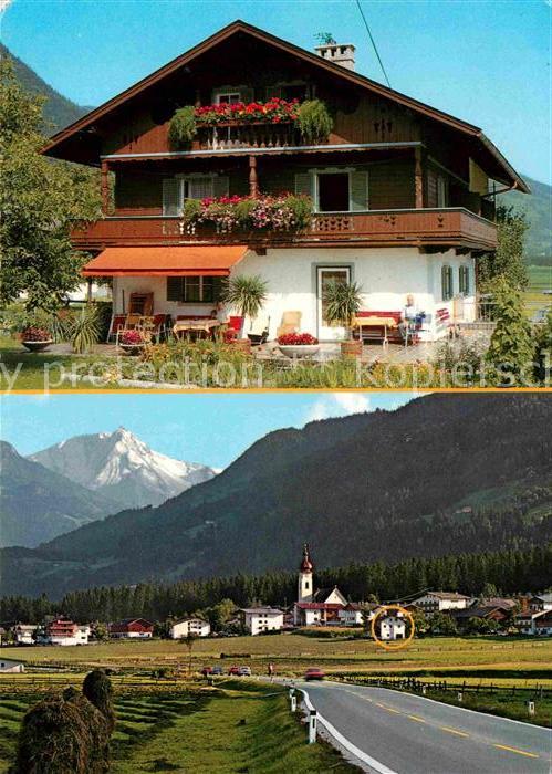 Ried Zillertal Gästehaus Wiesenheim Ortsansicht mit Ki