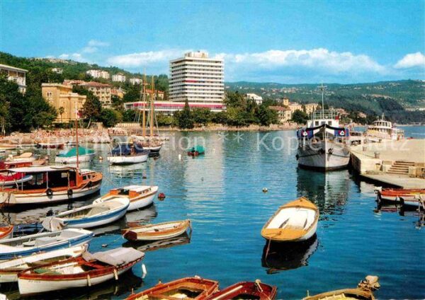 Opatija Abbazia Hotel Ambasador Hafen