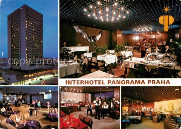 Praha Prahy Prague Interhotel Panorama Restaurant
