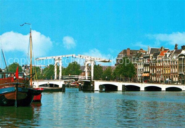Amsterdam Niederlande Magere brug over de Amstel Magere Brück