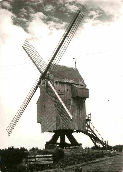 Elzele De Kattemolen anno 1751 Windmühle