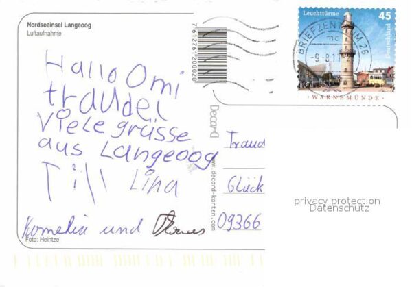 Langeoog Nordseebad Fliegeraufnahme – Bild 2
