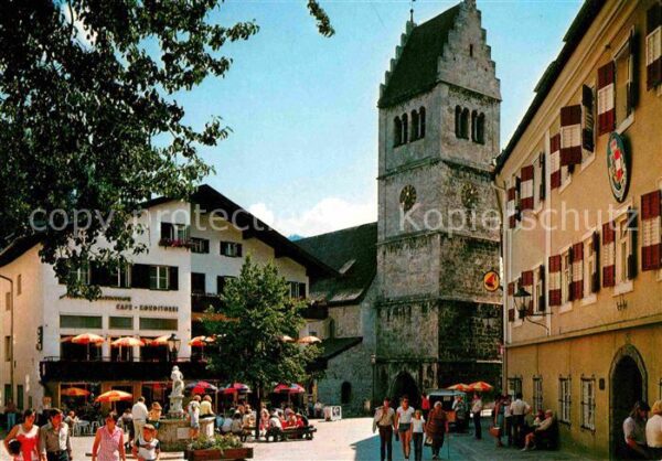 Zell See Stadtplatz romanische Pfarrkirche 13. J