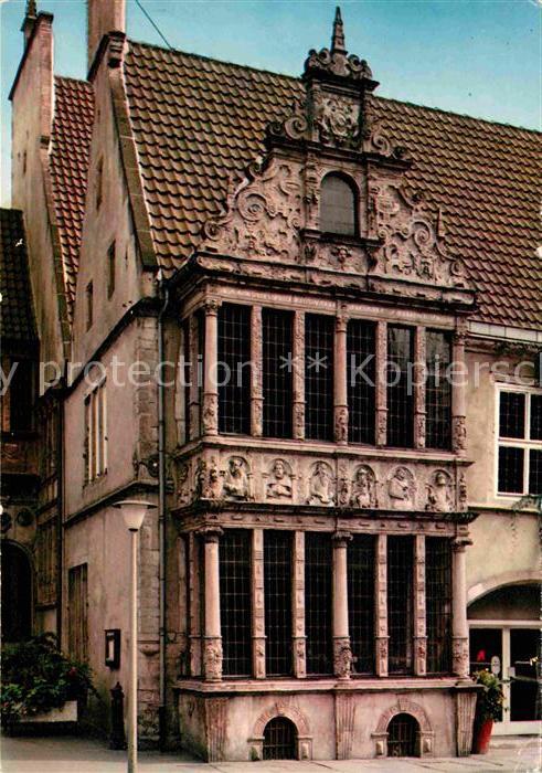 Lemgo Erker der Ratsapotheke 17. Jhdt. Alte H