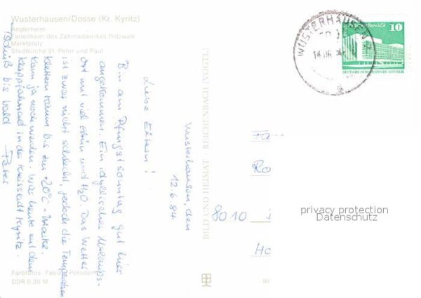 Wusterhausen Dosse Anglerheim Ferienheim Zahnradwerk Pritz – Bild 2