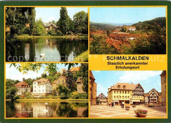 Schmalkalden Neuer Teich Schloss Wilhelmsburg Altmar