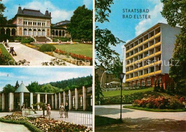 Bad Elster Kurhaus Moritzquelle Bettenhaus des Kli