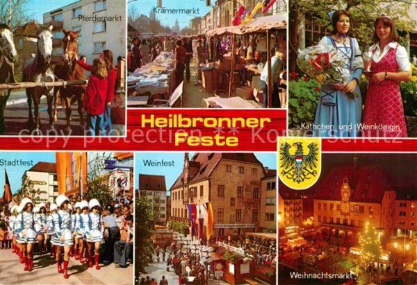 Heilbronn Neckar Pferdemarkt Krämermarkt Käthchen und We