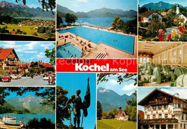 Kochel See Panorama Trimini Dorfidyll Dorfstrasse