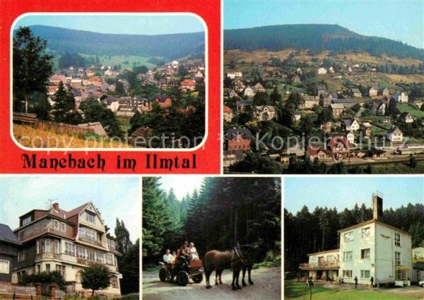 Manebach FDGB Erholungsheim Conradshöh Kutschfah