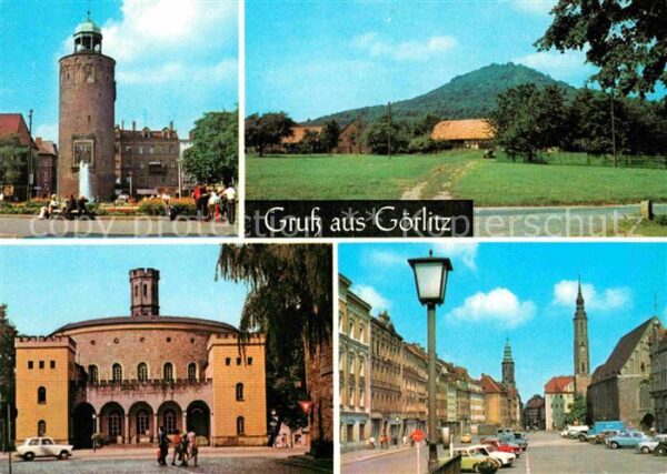 Goerlitz Sachsen Marienplatz Landeskrone Kaisertrutz Len