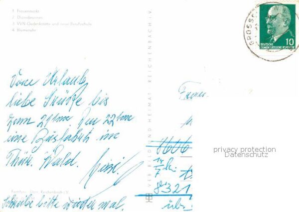 Grossenhain Sachsen Frauenmarkt Dianabrunnen VVN Gedenkstät – Bild 2