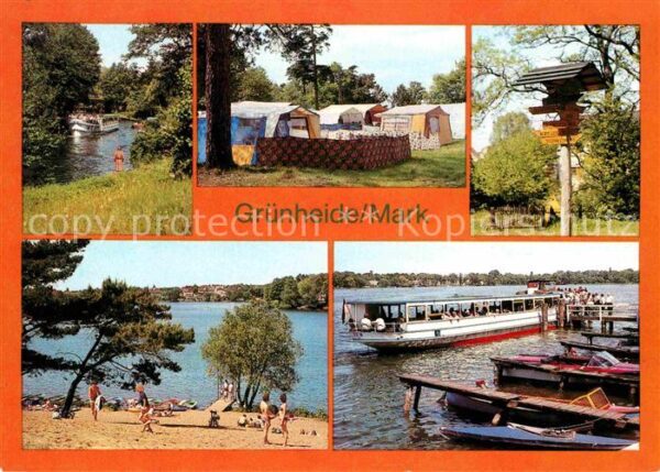 Gruenheide Mark An der Löcknitz Camping Peetzsee Wander