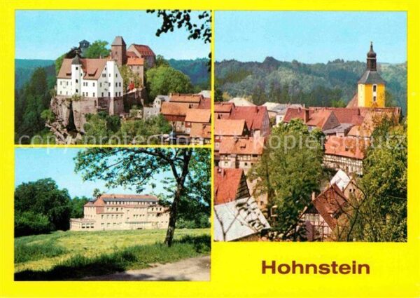 Hohnstein Saechsische Schweiz Burg FDGB Erholungsheim Hermann Duncker