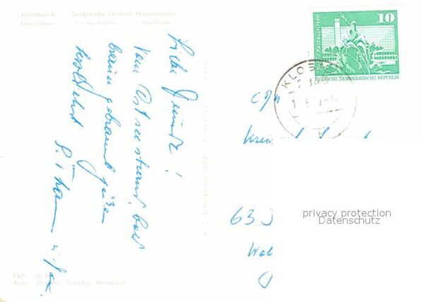 Insel Hiddensee Dornbusch Grabstätte Gerhart Hauptmanns – Bild 2