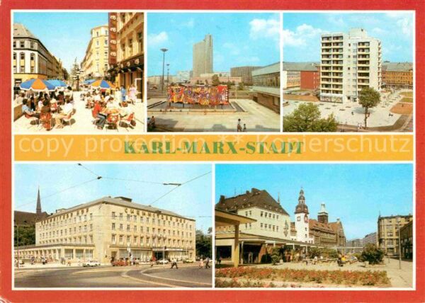 Karl-Marx-Stadt Interhotel Kongress Punktehaus Mühlenst