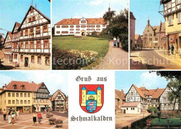 Schmalkalden Kirchhof Schloss Wilhelmsburg Am Altmar