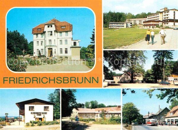 Friedrichsbrunn Harz Sanatorium Ernst Thälmann FDGB Bettenha