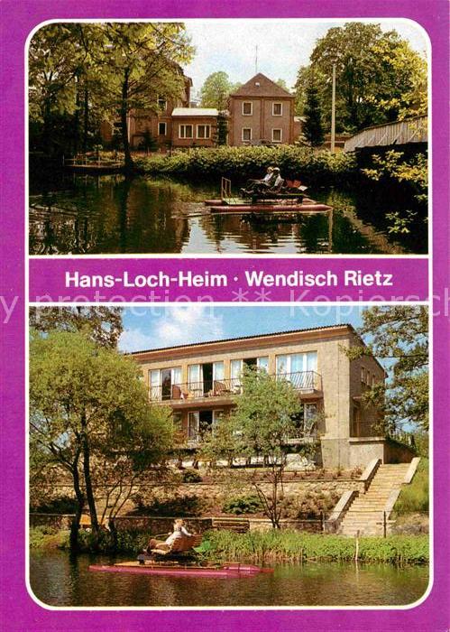 Wendisch Rietz Hans Loch Heim Tretbootfahren