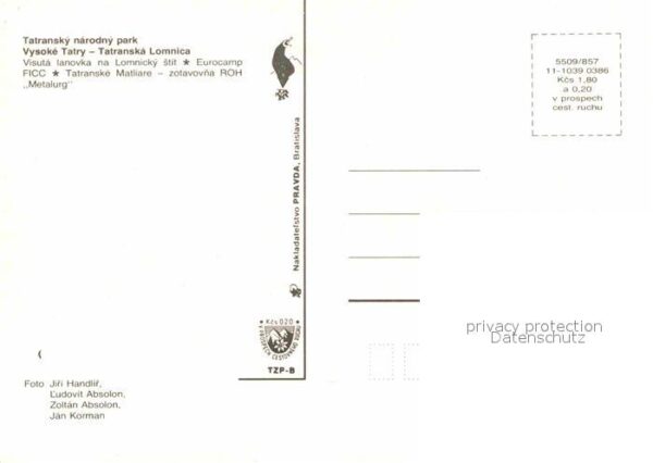 Tatranska Lomnica Seilbahn Eurocamp FICC Tatranske Matlia – Bild 2