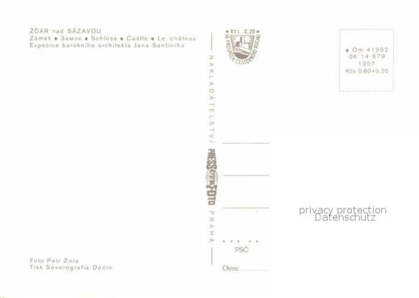 Zdar nad Sazavou Saar Schloss Barockepoche – Bild 2
