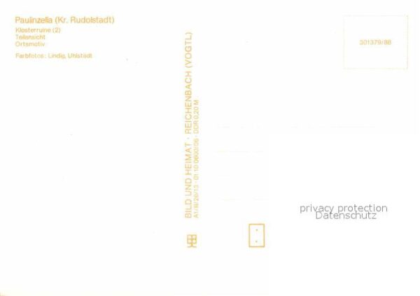 Paulinzella Klosterruine Teilansicht Ortsmotiv – Bild 2